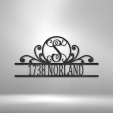 Load image into Gallery viewer, Scroll Family Name - Steel Sign