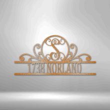 Load image into Gallery viewer, Scroll Family Name - Steel Sign