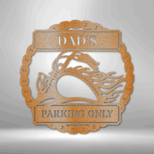 Load image into Gallery viewer, Hog Parking Plaque - Steel Sign
