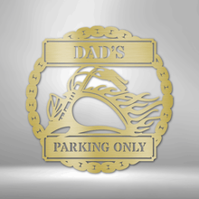 Load image into Gallery viewer, Hog Parking Plaque - Steel Sign
