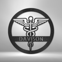 Load image into Gallery viewer, Nurse Monogram - Steel Sign
