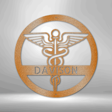 Load image into Gallery viewer, Nurse Monogram - Steel Sign
