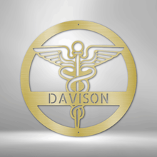 Load image into Gallery viewer, Nurse Monogram - Steel Sign
