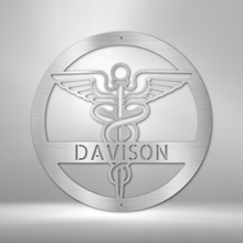 Load image into Gallery viewer, Nurse Monogram - Steel Sign
