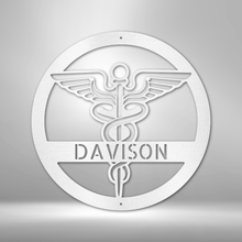 Load image into Gallery viewer, Nurse Monogram - Steel Sign
