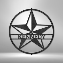 Load image into Gallery viewer, Star Monogram - Steel Sign
