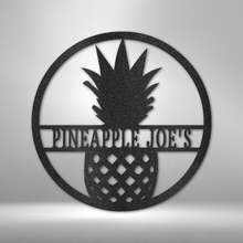 Load image into Gallery viewer, Pineapple Monogram - Steel Sign
