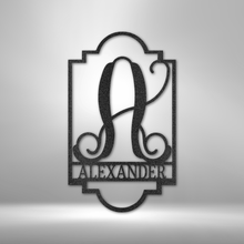 Load image into Gallery viewer, Regal Monogram - Steel Sign
