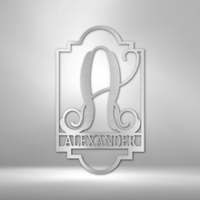 Load image into Gallery viewer, Regal Monogram - Steel Sign
